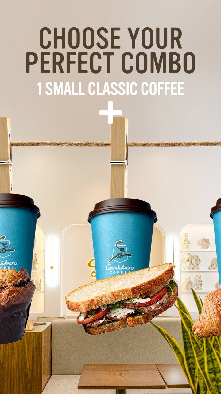Instagram post from cariboucoffeeuae. This post is in position 3.