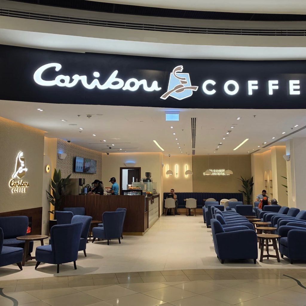 Instagram post from cariboucoffeeuae. This post is in position 0.