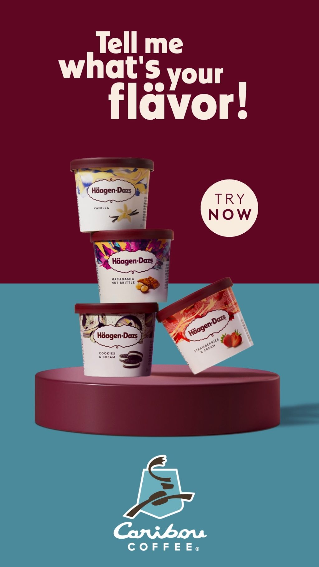 Instagram post from cariboucoffeeuae. This post is in position 0.